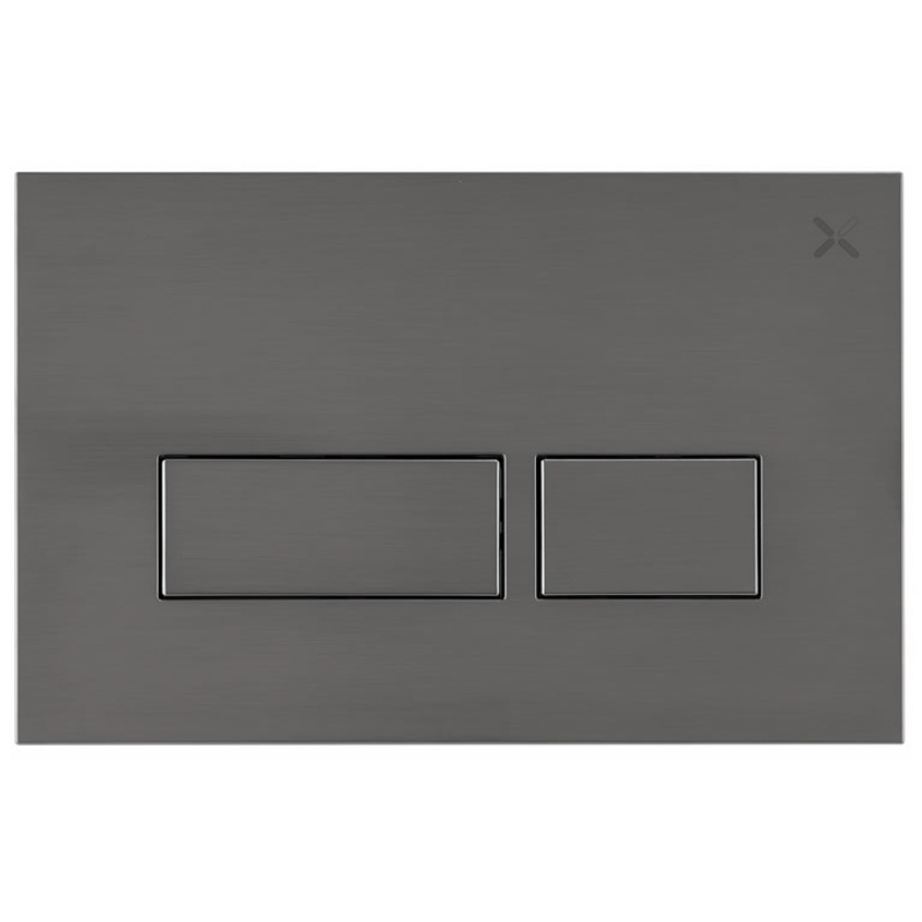 Cutout image of Crosswater MPRO 304 Slate Dual Flush Plate